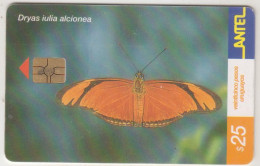 URUGUAY - Dryas Iulia Aldonea, TC 199a, 25 $ , Tirage 100.000, Used - Uruguay