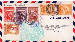 First Fly Cover To Port Of Spain, Trinidad On 6th February 1941 - Guinea Portoghese