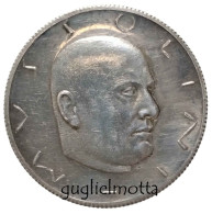 MUSSOLINI MEDAGLIA ARGENTO MOLTI NEMICI MOLTO ONORE RARA MEDAGLIA ARGENTO - Royal/Of Nobility