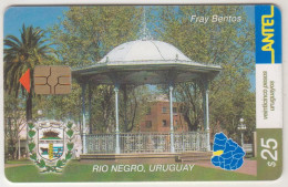 URUGUAY - Rio Negro, TC 236a, Chip: GEM5 (Red), 25 $ , Tirage 100.000, Used - Uruguay