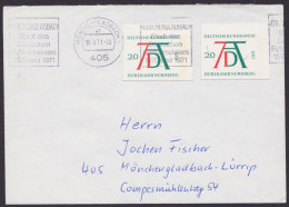 PSo3, 2 Ganzsachenausschnitte, MeF Auf Bedarfsbrief - Postcards - Used