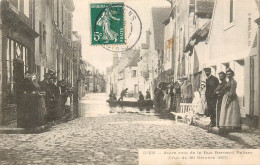 GIEN COIN DE LA RUE BERNARD PALISSY CRUE DU 20 OCTOBRE 1907 - Gien