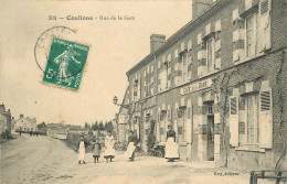 COULLONS RUE DE LA GARE ET CAFE DE LA GARE - Sonstige & Ohne Zuordnung