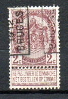 1779 Voorafstempeling Op Nr 55 - BRUGGE 1912 BRUGES -  Positie A - Roulettes 1910-19