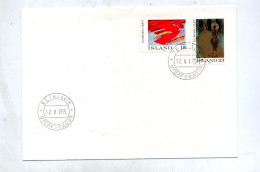 Lettre Cachet Reykjavik Sur Tableau - Covers & Documents