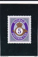 2014 Norway New Posthorn Definitive MNH** - Ongebruikt