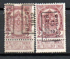 1936 Voorafstempeling Op Nr 82 - BRUGGE 1912 BRUGES - Positie A & B - Roulettes 1910-19