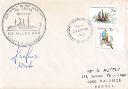 Lettre 21st Season In The Antarctic 1981 Ms. NELLA DAN - Lettres & Documents