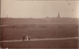 ! Seltene Fotokarte, Photo, Flugplatz Dresden Kaditz - Aerodrome