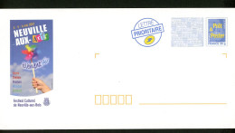 AC14-8 France PAP Timbre N° Logo Bleu  Visuel Neuville Aux Bois - PAP: Aufdrucke/Blaues Logo