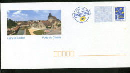 AC14-8 France PAP Timbre N° Logo Bleu Visuel  Ligny Le Chatel - PAP: Aufdrucke/Blaues Logo