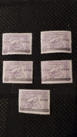 Ruanda Urundi - 115 - 5X - Meulemans - Surcharge - 1941 (Lire) - Neufs