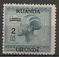 Ruanda Urundi - 91 - Meulemans - Surcharge - 1941 - MNH - Nuovi