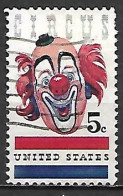 ETATS - UNIS     -      CIRQUE  /  CLOWN      -     Oblitéré - Zirkus