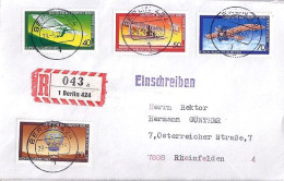 BERLIN N° 524/525/526/527 S/L.REC.DE BERLIN/29.5.78  - Briefe U. Dokumente