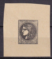 FRANCE - 1 C. Essai Ou FAUX ? Sur Petit Feuillet - 1870 Bordeaux Printing