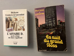 5 Livres De Fruttero & Lucentini : L’affaire D. - La Nuit Du Grand Boss - La Signification De L’existence - L’amant Sans - Lots De Plusieurs Livres