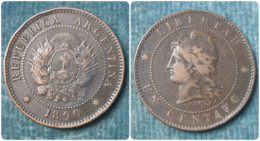 M_p> Argentina 1 Centavo Un Centavo 1890 - Argentina