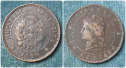 M_p> Argentina 1 Centavo Un Centavo 1890 - Argentine