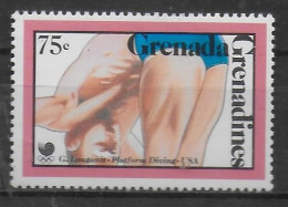 GRENADINES   N° 965  * *  Jo 1988 Plongeon Natation - Kunst- Und Turmspringen