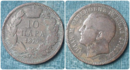 M_p> Principato Di Serbia 10 Para 1879 - Servië
