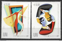 2016 UNO Wien Mi. 901-2 **MNH   Frei & Gleich: Gleichstellung Von Lesben, Schwulen, Bisexuellen Und Transgendern (LGBT). - Ongebruikt