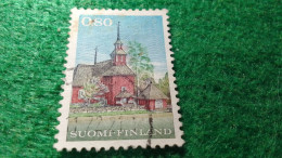 FİNLANDİYA--1980-90    0.80 MK  DAMGALI - Used Stamps