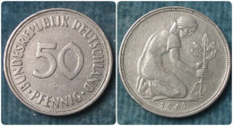 M_p> Germania 50 Pfennig 1967 J - 50 Pfennig