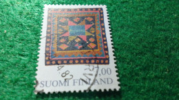 FİNLANDİYA--1980-90    7.00 MK  DAMGALI - Used Stamps