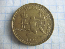Monaco 2 Francs 1924 - 1922-1949 Louis II.