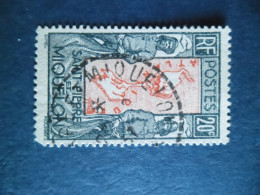 SPM 1932-33 Y/T 142  " Carte "  Oblitéré Cote  2€25 - Oblitérés