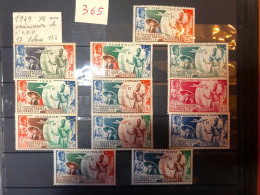 France Colonies Collection 75 è Anniversaire Neufs 1946/1948 Lot 365 Côte + 320 Euros - Collezioni