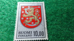 FİNLANDİYA--1980-90   10.00 MK  DAMGALI - Used Stamps
