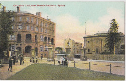 Sydney. Australian Club. Near Domaine Entrance. CPA Animée - Sydney