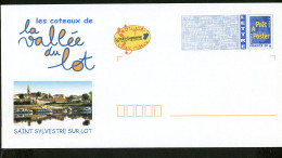 AC14-9 France PAP Timbre N° Logo Bleu Visuel St Sylvestre Sur Lot - PAP: Ristampa/Logo Bleu