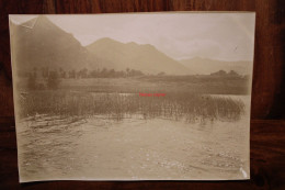 Photo 1900's Lourdes Le Lac Tirage Albuminé Albumen Print Vintage - Places