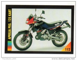 FIGURINA TRADING CARDS - LA MIA MOTO - MY MOTORBIKE - MASTERS EDIZIONI (1993) - APRILIA PEG. 125 KART - Moteurs