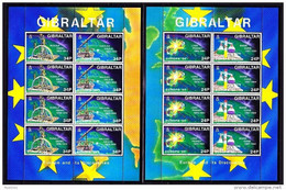 Europa Cept - 1994 - Gibraltar - 2.Sheetlet 10 Set ** MNH - 1994
