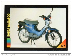 FIGURINA TRADING CARDS - LA MIA MOTO - MY MOTORBIKE - MASTERS EDIZIONI (1993) - HONDA WALLAROO - Motori