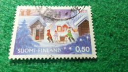 FİNLANDİYA--1980-90-       0.80  MK        DAMGALI - Used Stamps