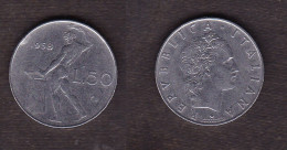 50 LIRE 1958 REPUBBLICA ITALIANA - 50 Liras