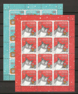 2014 MNH Luxemburg Christmas Sheets Postfris** - Blocs & Feuillets