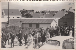 56 KERROCH  PLOEMEUR.  Procession Fête De La Mer  PHOTO  1963. Maison Et Viviers De L. COLLET  TB PLAN      RARE - Plömeur