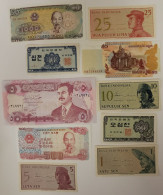PM WORLD PAPER MONEY SET LOT-12 UNC - Colecciones Y Lotes