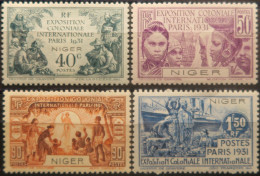 LP3972/224 - 1931 - COLONIES FRANÇAISES - NIGER - SERIE COMPLETE - N°53 à 56 NEUFS* - Ongebruikt