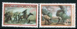 BOSNIA & HERZEGOVINA (Sarajevo) 2000 Paintings MNH / **.  Michel 214-15 - Bosnien-Herzegowina