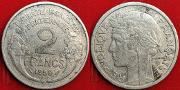 1950 B - 2 Francs Morlon Aluminium-magnésium - France - 2 Francs