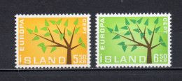 ISLANDE  N° 319 + 320   NEUFS SANS CHARNIERE COTE  1.25€    EUROPA - Unused Stamps