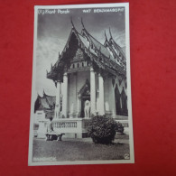 THAILANDE CARTE PHOTO BANGKOK TEMPLE - Tailandia