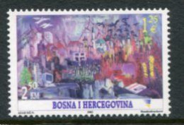 BOSNIA & HERCEGOVINA (Sarajevo) 2002 Independence Anniversary: War And Peace MNH / **.  Michel 258 - Bosnia And Herzegovina